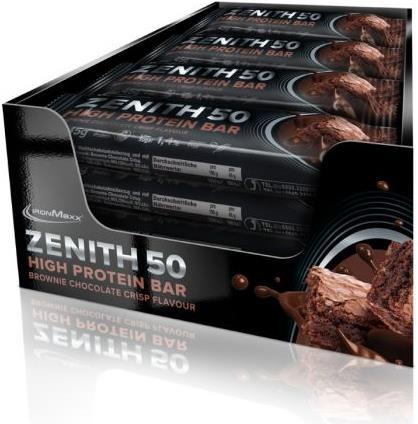 Actual product image IronMaxx Zenith 50 High Protein Bar (16 x 45g) (Cookies and Cream, 16 pcs., 720 g)