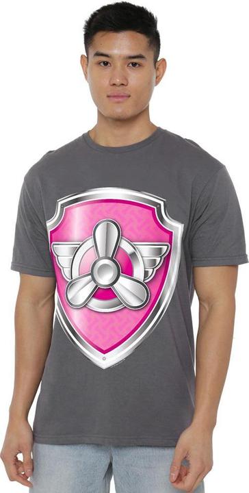 Actual product image Paw Patrol Mens Skye Badge T-Shirt (XXL)