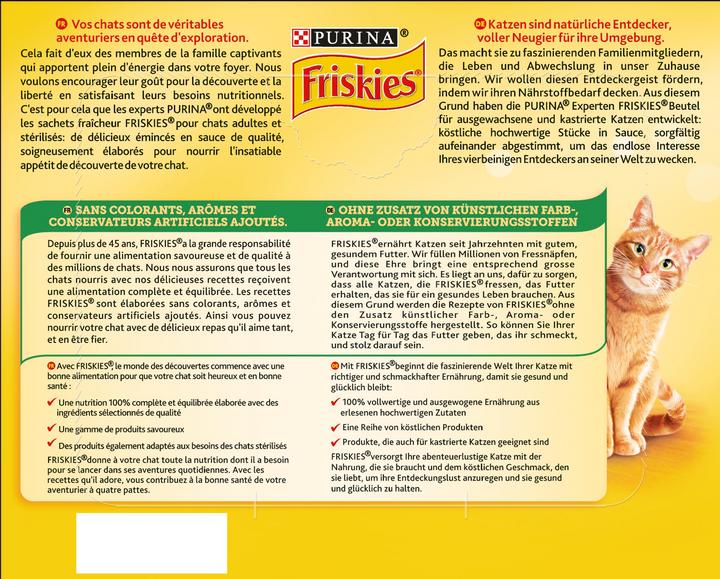 Immagine prodotto Friskies In salsa (Adulto, 24 pz., 2040 g)