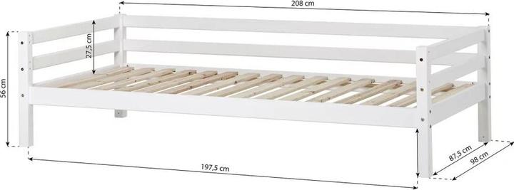 Produktbild Hoppekids Basic Juniorbett (90 x 200 cm)