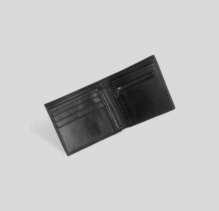 Actual product image Buckle & Seam Leather Wallet Bill