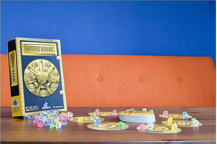 Actual product image Blue Orange Word Bank (German, French, Italian, English)