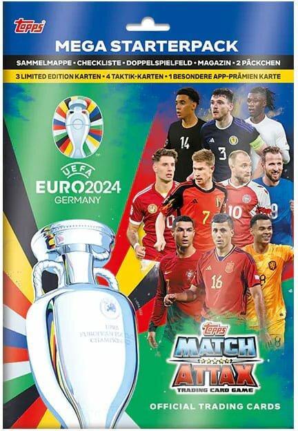 Topps Euro 2024 Starterpack (Französisch, Italienisch, Schweizerdeutsch, Deutsch, Englisch, Booster Pack)