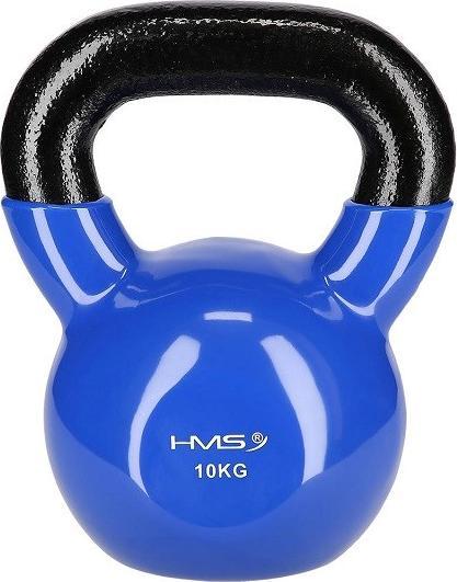 Actual product image HMS Vinyl Kettlebell 10 kg navy blue KNV10 (1 x 10 kg)