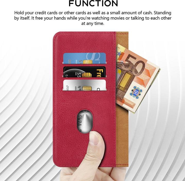 Produktbild Cadorabo Hülle für LG Q7 / Q7a / Q7+ Book Case Style (LG Q7a, LG Q7, LG Q7+)