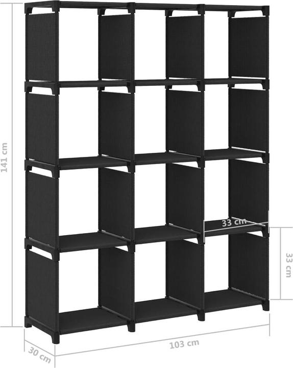 Actual product image VidaXL Standregal (103 x 30 x 141 cm)