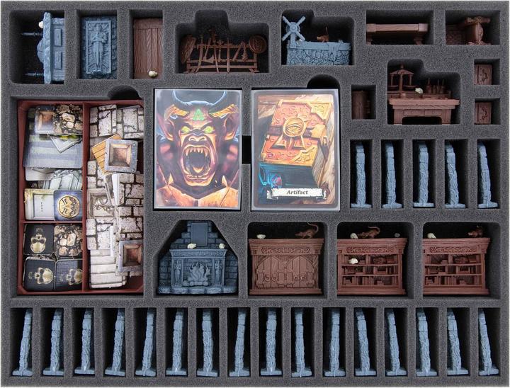 Actual product image Feldherr HB02SET - Foam set + token holder for HeroQuest (2021) base game + The Bas (Foam material)