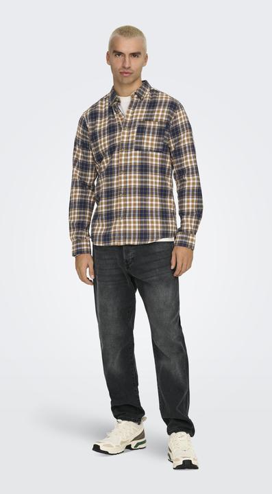 Produktbild Only & Sons Onsyoke Tapered Box Tai Dnm Cbo Noos (W36/L32)