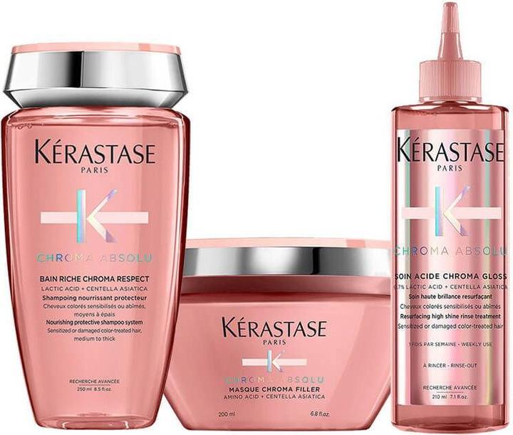 Kérastase Chroma Absolu Gloss Thick Hair Trio 700 (Haarpflege set)