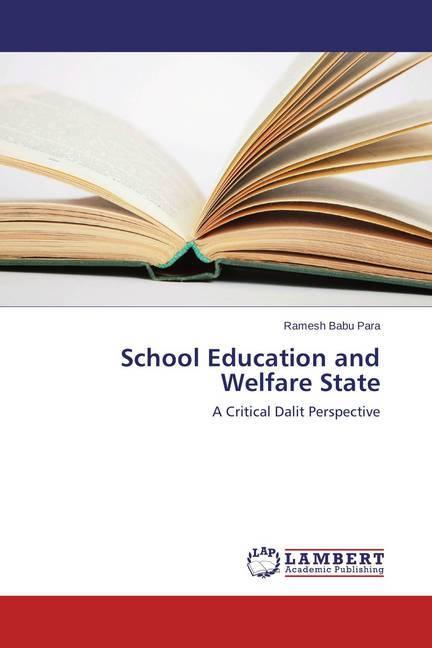 Produktbild School Education and Welfare State (Deutsch, Ramesh Babu Para, 2015)