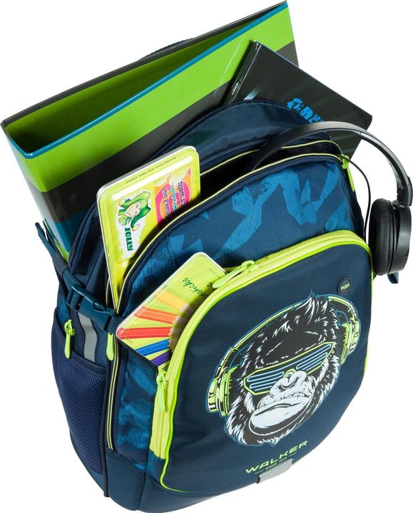 Produktbild Walker Schulrucksack Gorilla Funk (30 l)