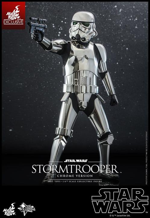 Produktbild Hot Toys Star Wars “Stormtrooper (Chrome Version)” 1/6 Actionfigur