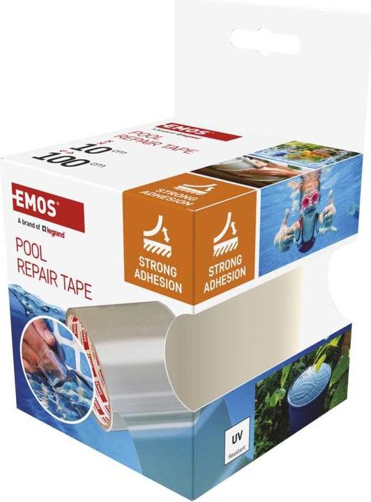 Image du produit Emos Ruban adhésif de réparation pour piscines, 1 m x 100 mm, transparent (100 mm)