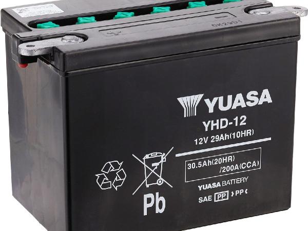 Produktbild Yuasa Motorradbatterie 12V 28Ah 200A (12 V, 5.80 Ah, 55 A)