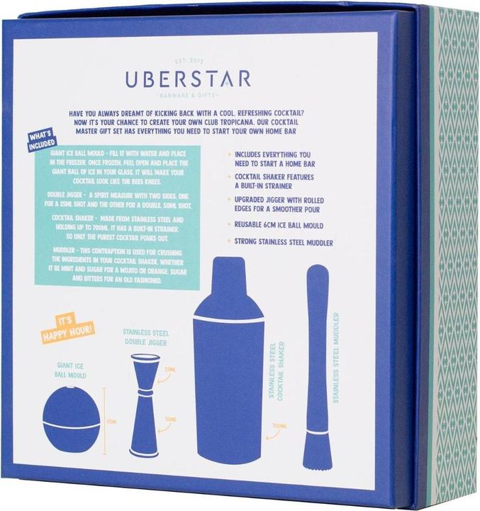 Image du produit Uberstar Set à cocktail Premium Master argent (Set de cocktail)