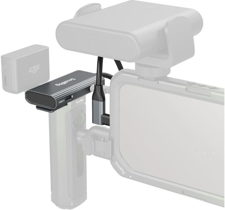 Image du produit SmallRig 4598 4 in 1 USB C Hub PD 100W / USB C 3.1 / USB C 2.0 avec adaptateur audio x 2 (USB-C, 3 Ports)