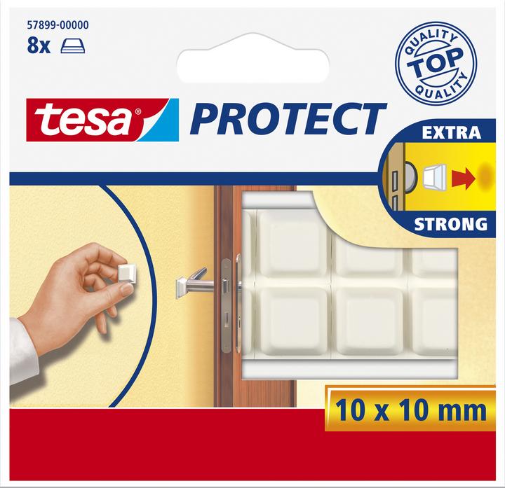 tesa PROTECT door protection buffer (Stop dampers, 8 Piece)