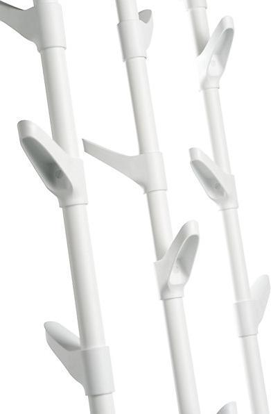 Actual product image Van Esch Coat stand, height adjustable, with 18 hooks, HxWxD 1710 x 850 x 250 mm.
