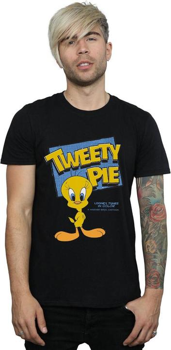 Actual product image Looney Tunes Mens Classic Tweety Cotton T-Shirt (S)