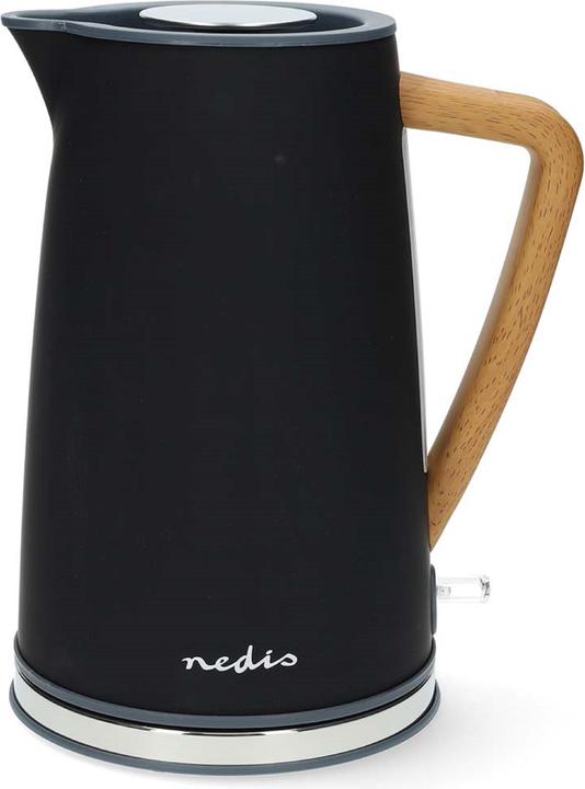 Immagine prodotto Nedis Bollitore | 1,7 l | Soft-Touch | Nero | Ruota di 360 gradi | Elemento riscaldante nascosto | S (1.70 l)
