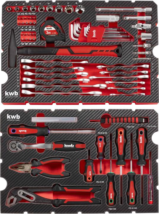 Actual product image kwb 370560 Toolbox equipped (80 pieces)