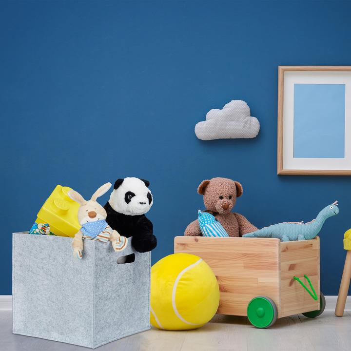 Image du produit Relaxdays Panier à bûches de en feutre (30 x 30 x 30 x 30 cm, 23 l)