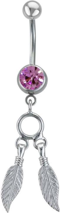 Image du produit Bijouteria Piercing nombril (Acier inoxydable, Laiton, Cristallin)