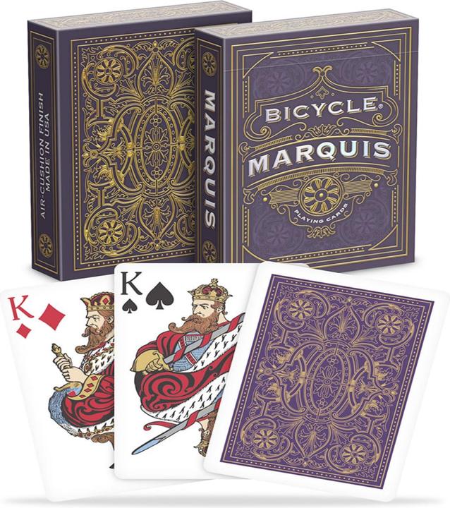 Actual product image Bicycle Marquis cards (English)