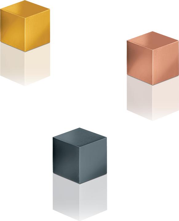 Actual product image Sigel SuperDym magnets Strong 11mm BA724 titanium grey,copper,gold 3 pieces (3 x)