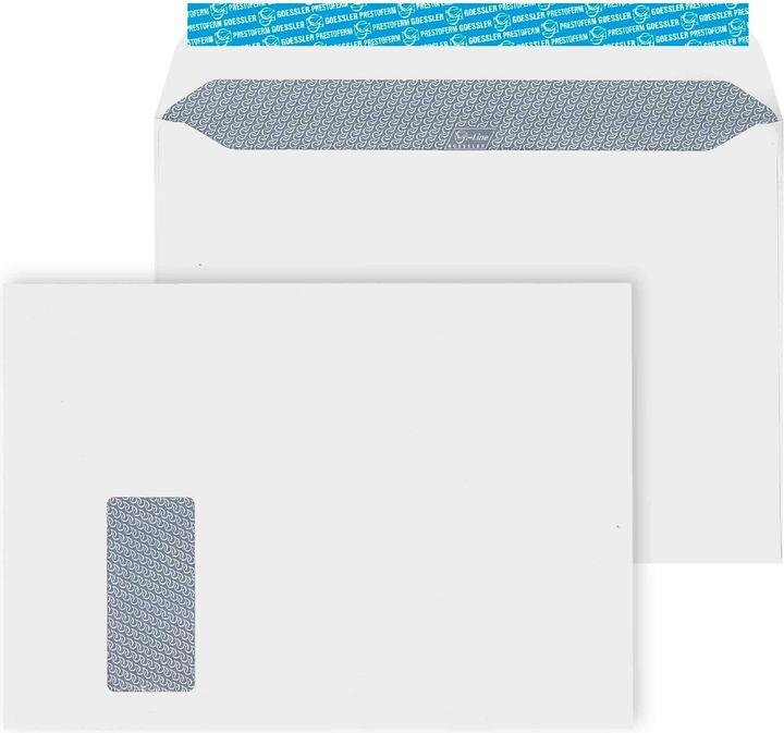 Goessler Busta con finestra G-Line Pure C4, sinistra, 250 pezzi (C4, 250 x)