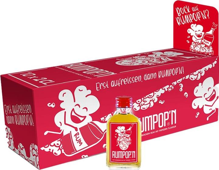 Produktbild Rumpop'N Minis Rumlikör mit Popcorngeschmack