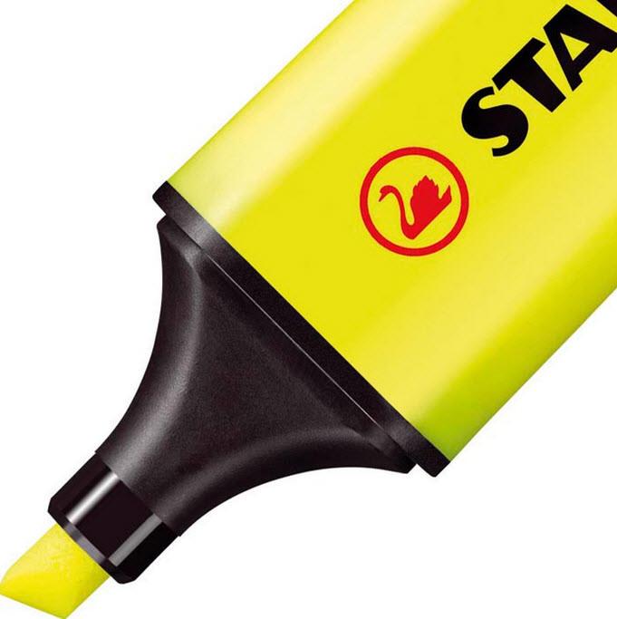 Actual product image STABILO BOSS ORIGINAL highlighter (Yellow, 5 mm, 1 x)