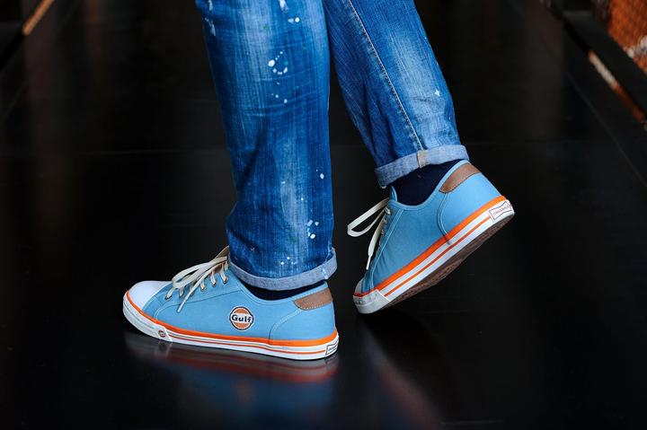 Immagine prodotto Grandprix Originals Sneaker Gulf Canvas Uomo, blu golfo, misura 43 (43)