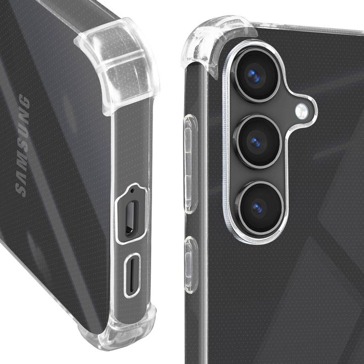 Actual product image Mayaxess Clear Protector Case Series (Samsung Galaxy S24)