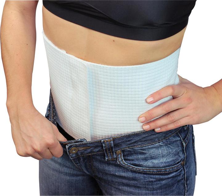 Actual product image Hydas Back support belt "Standard", white (One size)