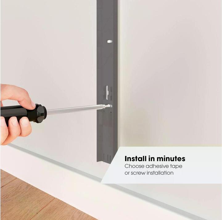 Produktbild Vogels Kabelkanal,80cm,Schwarz,Vertikal oder Horizontal montierbar (Kabelkanal, 80 cm)