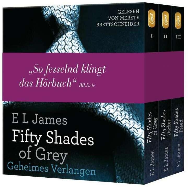 Produktbild Fifty Shades of Grey. Die Gesamtausgabe 1-3 (Sonja Hauser, E. L. James, Andrea Brandl, Merete Brettschneider, Deutsch)