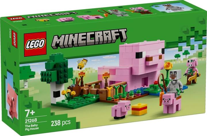 LEGO Minecraft Das Babyschwein-Haus - 21268 NEU! Teile 238x (21268)