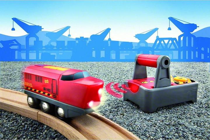 Actual product image Brio IR freight locomotive