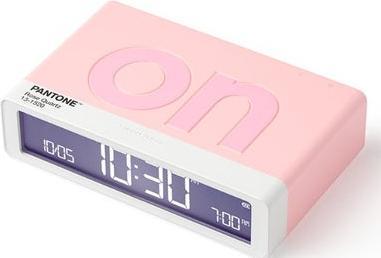 Actual product image Lexon Digitalwecker Flip Classic Pantone Rose Quartz