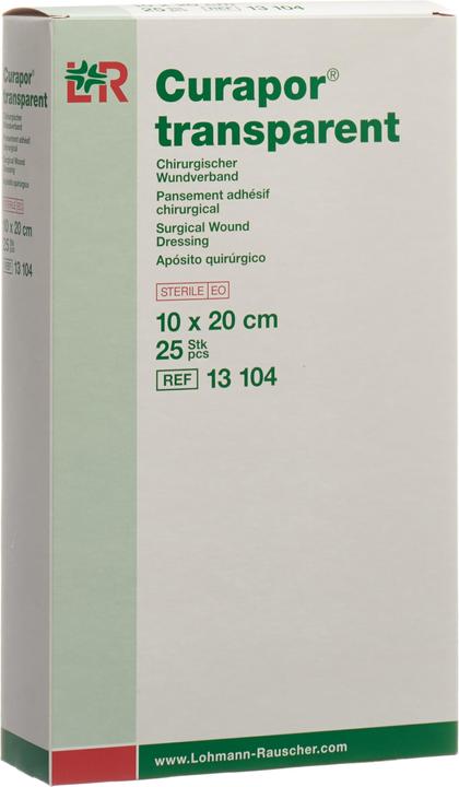 Produktbild Curapor Wundverband 10x20cm transparent (25 x)