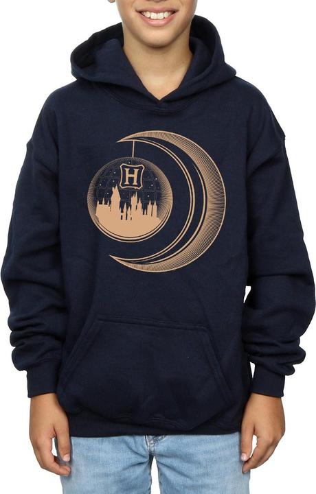 Immagine prodotto Hogwarts Moon Felpa con Cappuccio Ragazzi (140, 146)