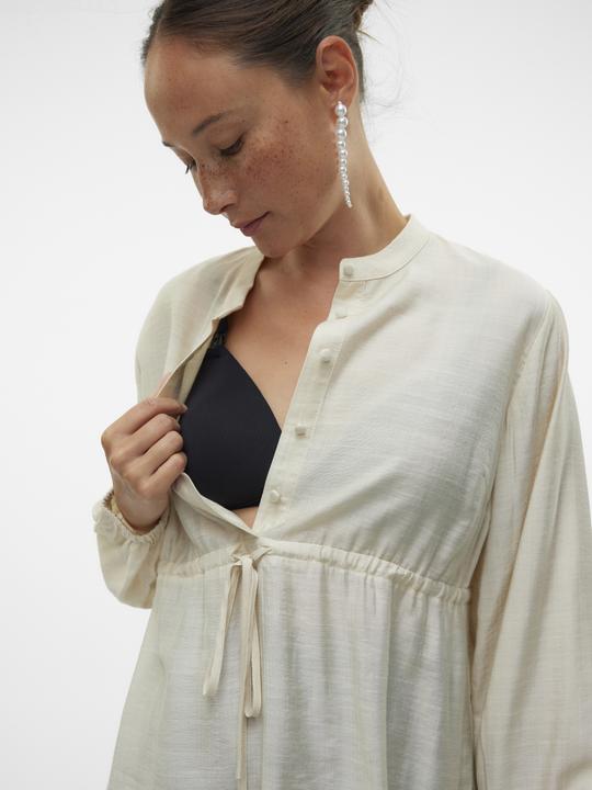 Image du produit Mamalicious Coupe normale Col mandarin Top Blouse (M)