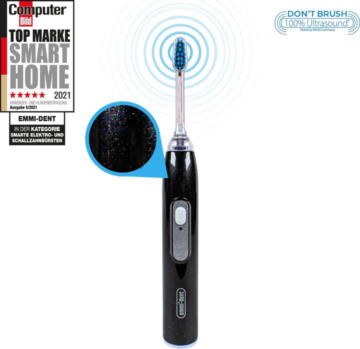 Actual product image Emmi-dent Diamant Ultraschallzahnbürste (Ultrasonic toothbrush)
