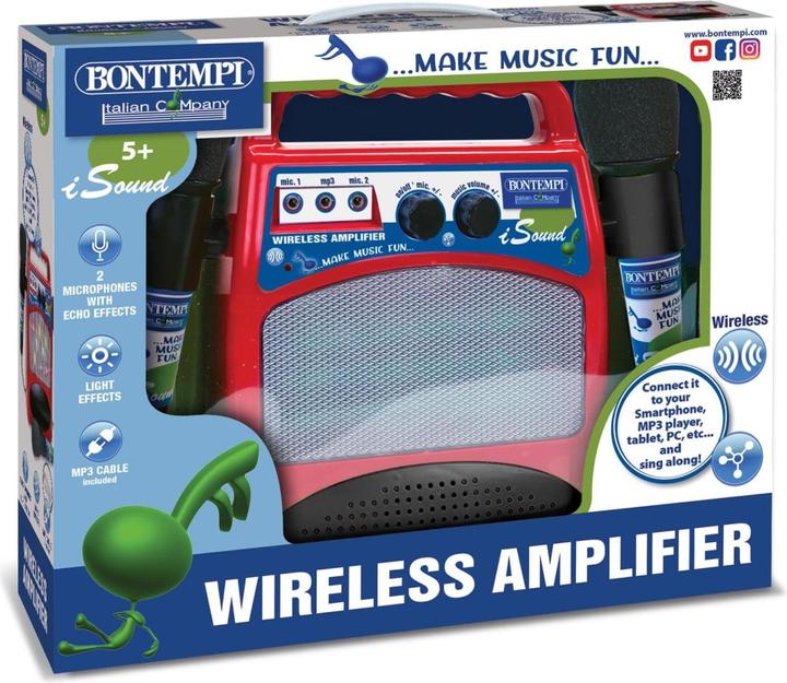 Actual product image Bontempi Wireless amplifier with 2 microphones