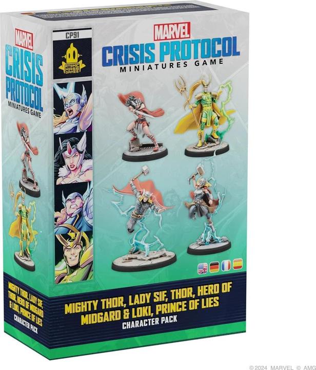 Produktbild Atomic Mass Games Marvel Crisis Protocol - Mighty Thor, Lady Sif