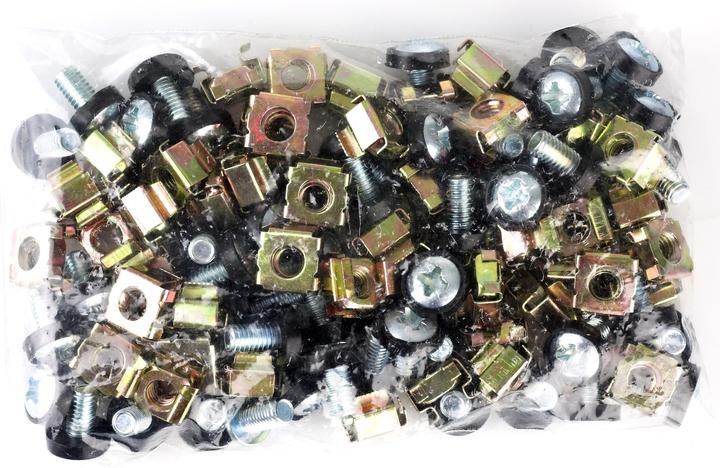 Actual product image Triton 50 screws and cage nuts for Delta server cabinet