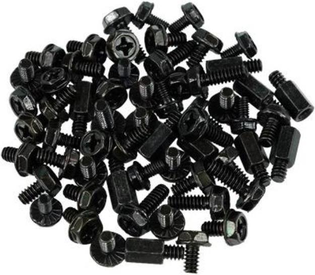 Actual product image Phobya Mainboard screw kit Black Edition