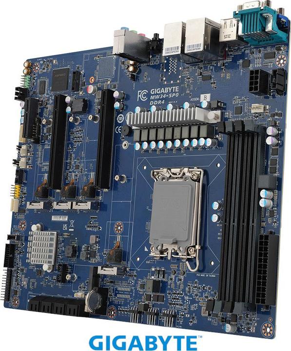 Produktbild Gigabyte INTEL MB MW34-SP0 1XCPU 4XDIMM (LGA 1700, Intel SoC, ATX)