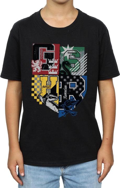 Produktbild Boys Hogwarts Houses Cotton T-Shirt (140, 146)